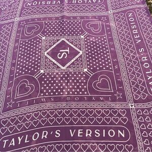 Taylor Swift Taylors Version Purple Bandana